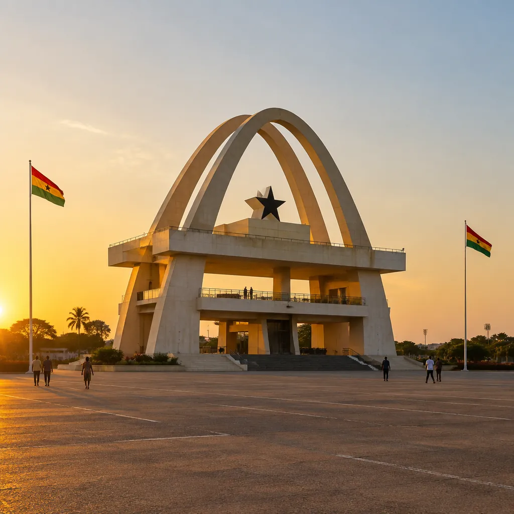 Independence Arch in Accra